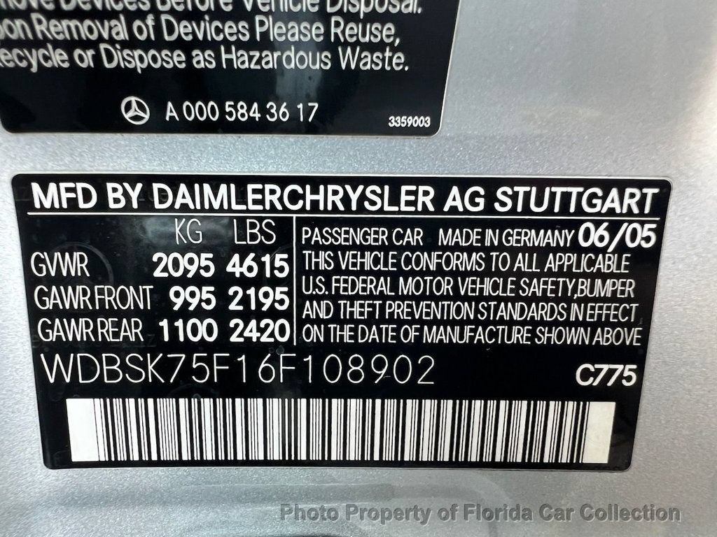 Used 2006 Mercedes-Benz SL 500 image 78