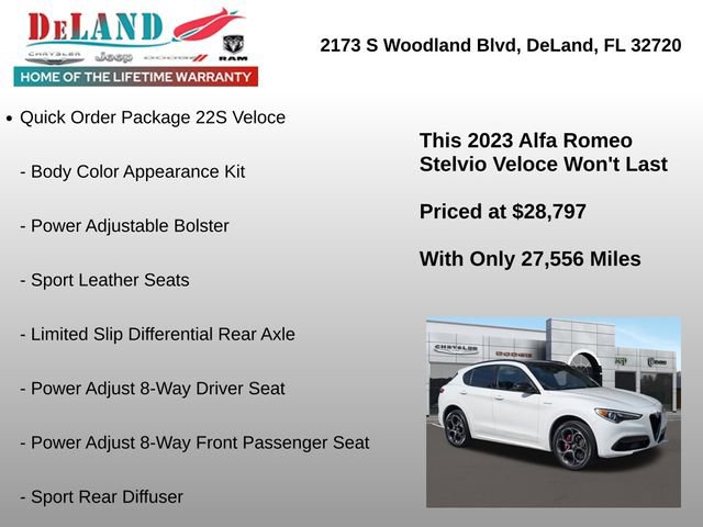 Used 2023 Alfa Romeo Stelvio Veloce image 7