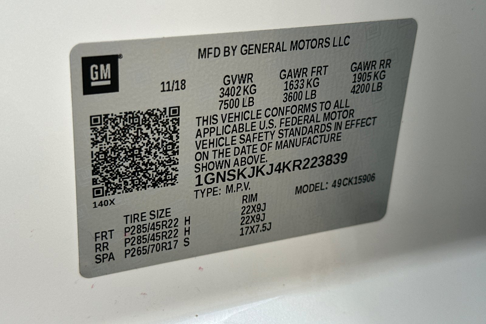 Used 2019 Chevrolet Suburban Premier w/ Premier Plus Edition AWD/4WD image 53
