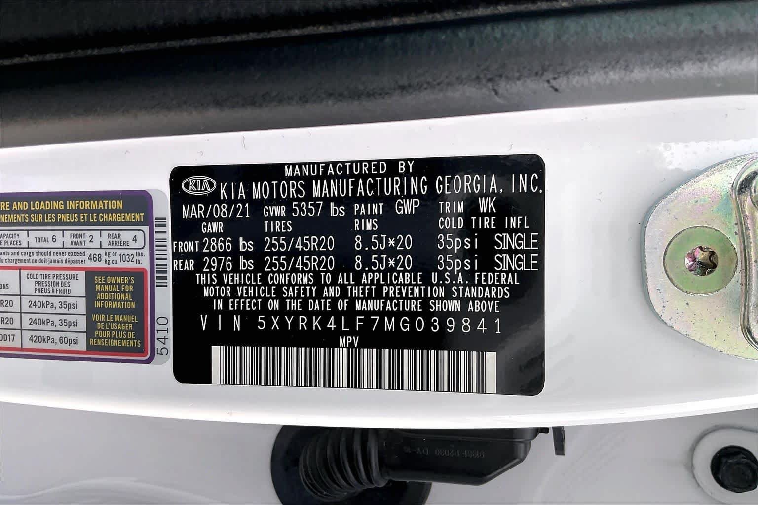 Used 2021 Kia Sorento SX FWD image 33