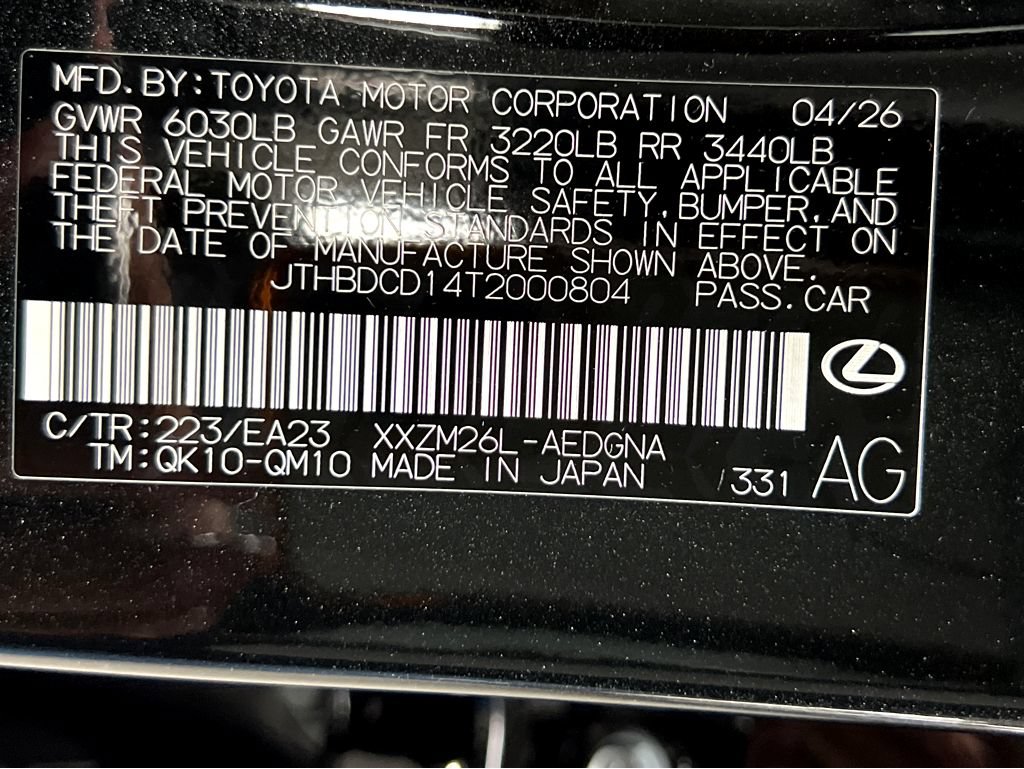 New 2026 Lexus ES 500e AWD/4WD image 27