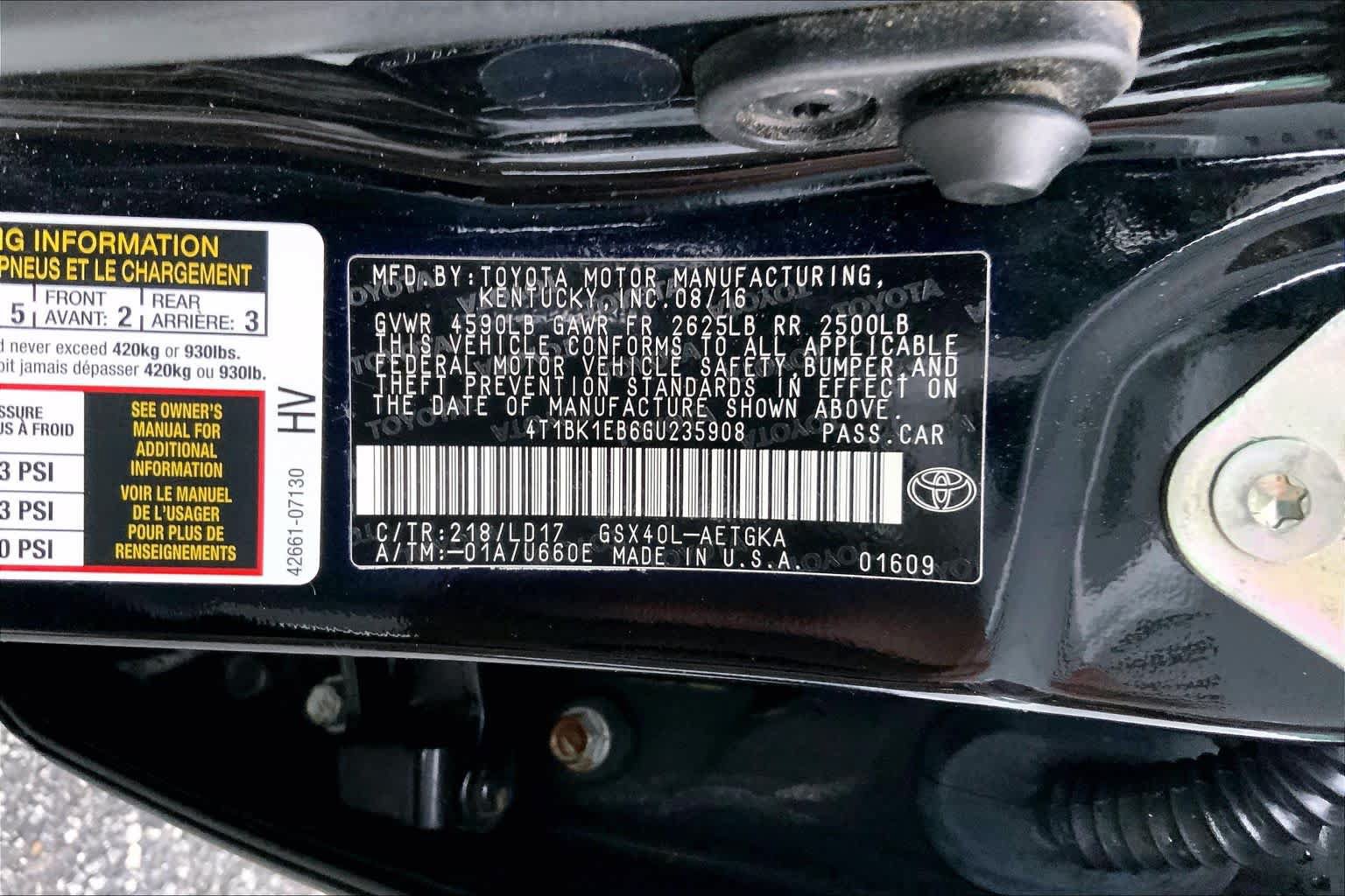 Used 2016 Toyota Avalon XLE FWD image 31