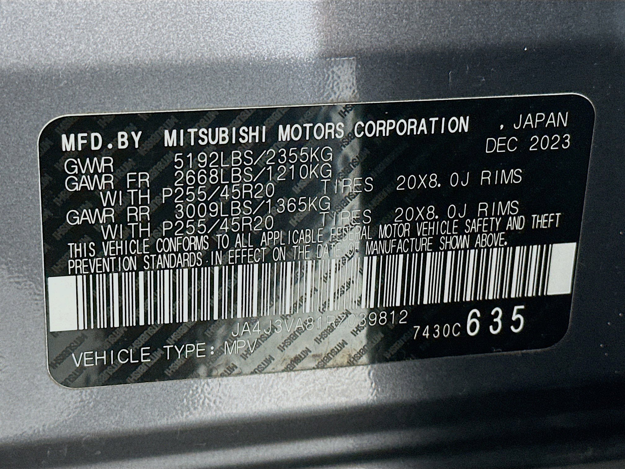 Used 2024 Mitsubishi Outlander SE image 12