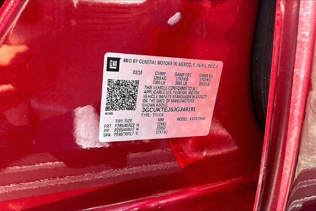 Used 2018 Chevrolet Silverado 1500 High Country AWD/4WD image 19