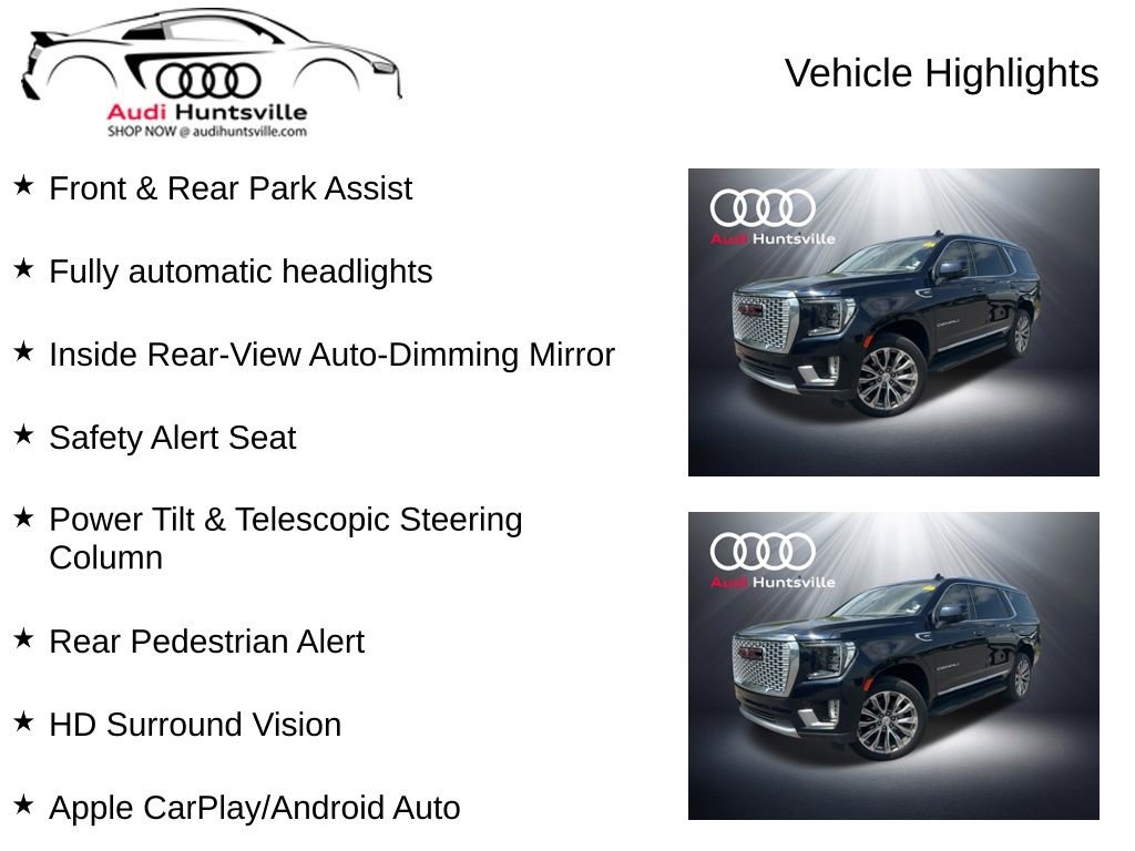 Used 2021 GMC Yukon Denali w/ LPO, Illumination Package RWD image 18