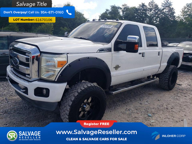 Used 2014 Ford F250 Platinum w/ FX4 Off-Road Package AWD/4WD image 1