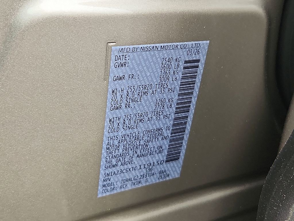 New 2026 Nissan Murano SL AWD/4WD image 10