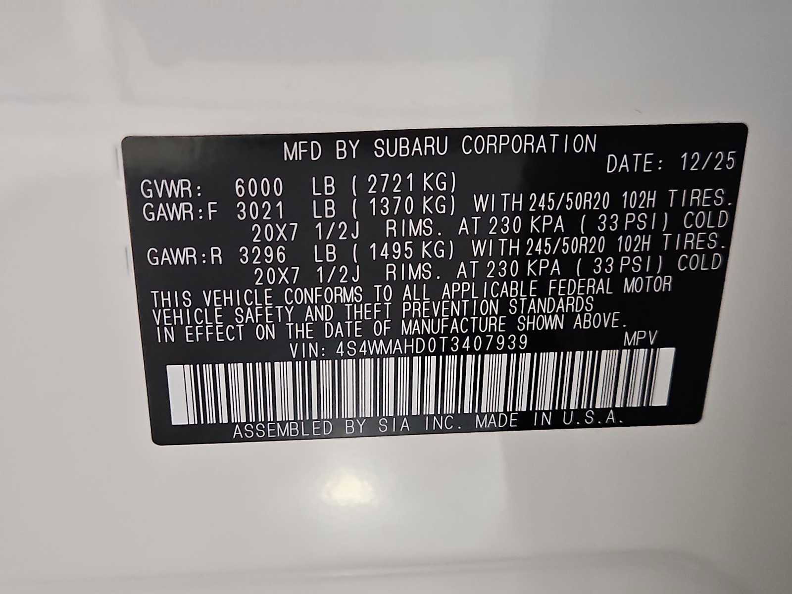 New 2026 Subaru Ascent Limited Bronze AWD/4WD image 35