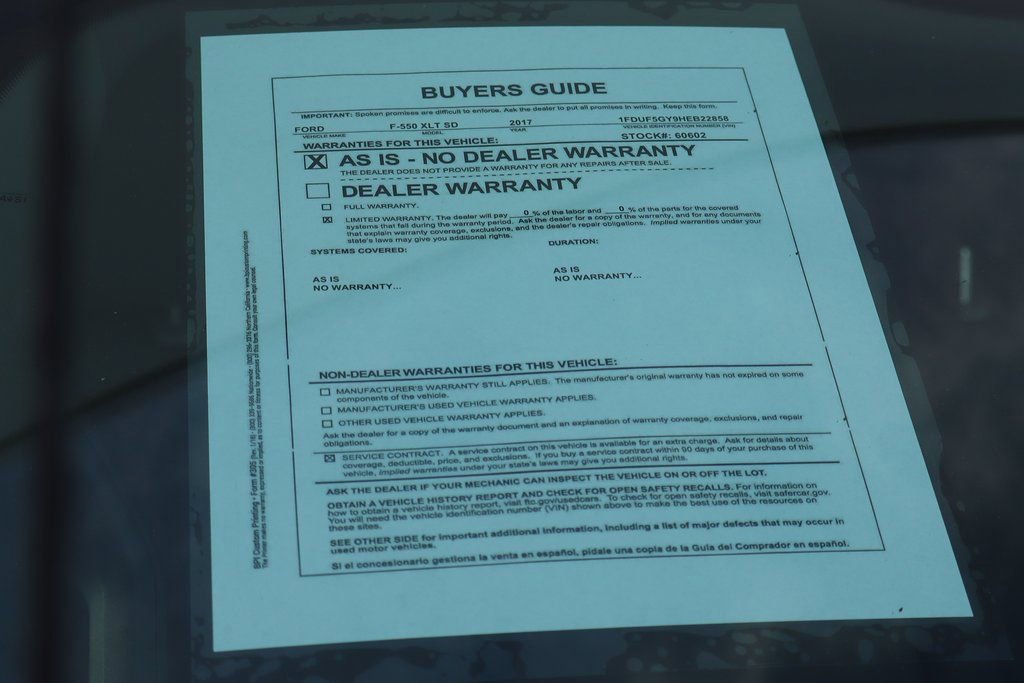 Used 2017 Ford F550 2WD Regular Cab Super Duty image 59