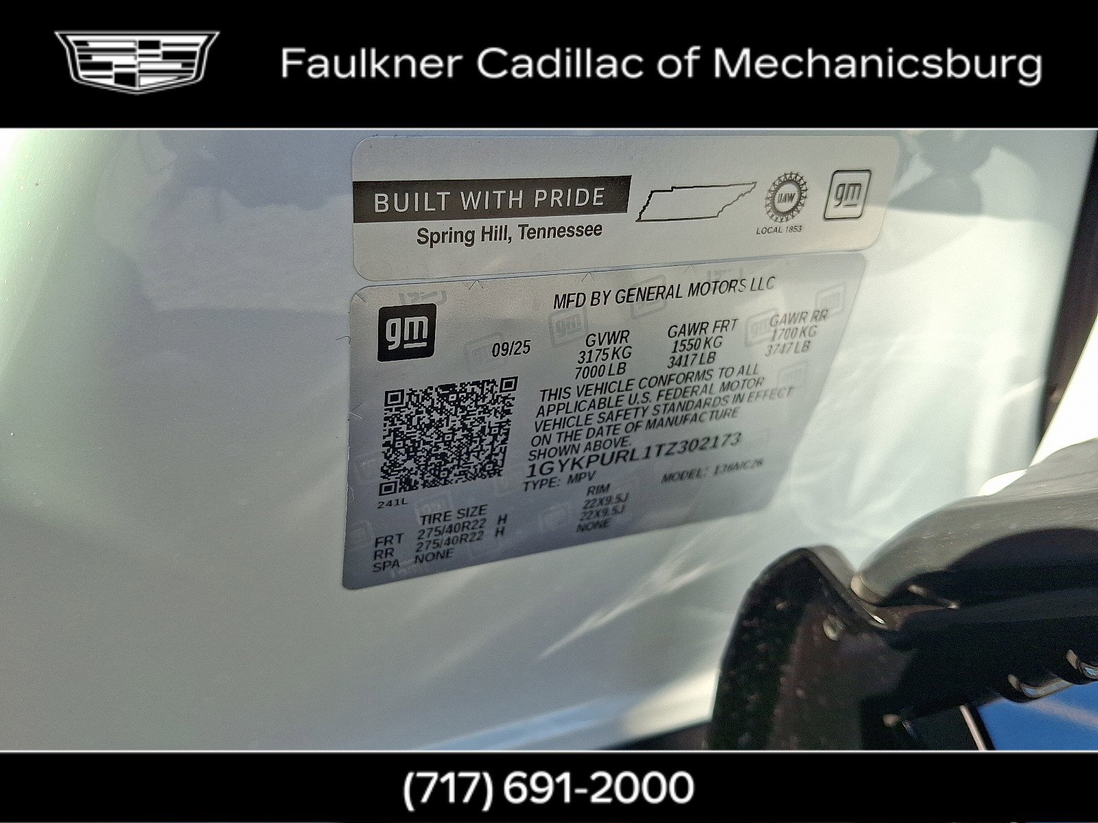 New 2026 Cadillac Lyriq Sport w/ LPO, Blue Accent Package image 20