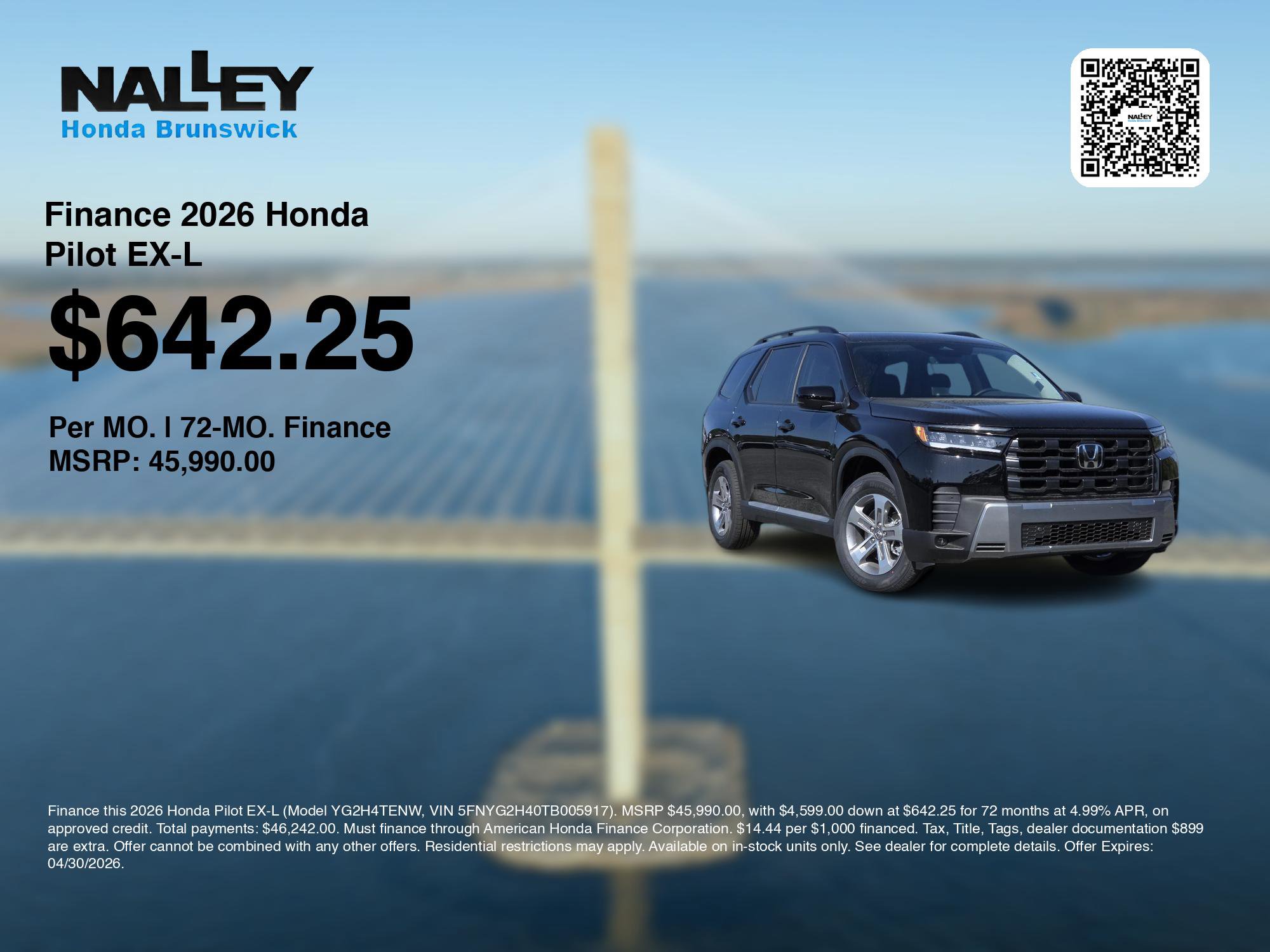 New 2026 Honda Pilot EX-L image 7