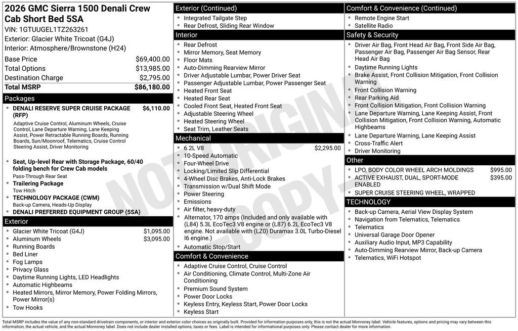 New 2026 GMC Sierra 1500 Denali image 44