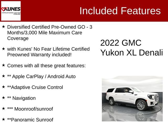 Used 2022 GMC Yukon XL Denali AWD/4WD image 2