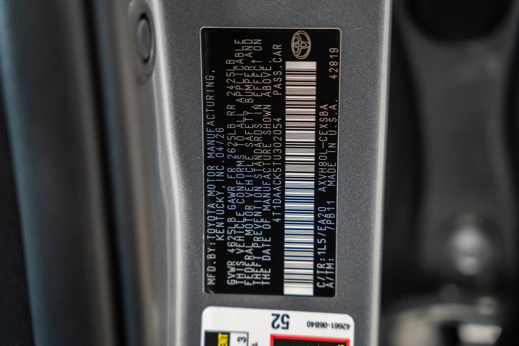 New 2026 Toyota Camry SE FWD image 38