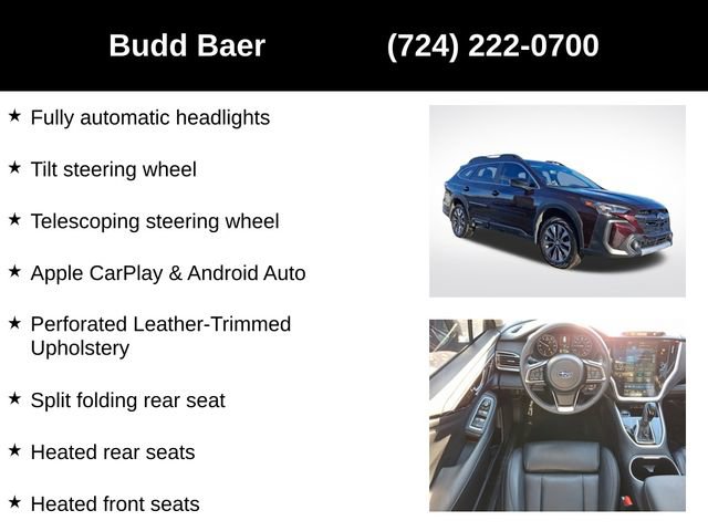 Certified 2025 Subaru Outback Limited XT image 15