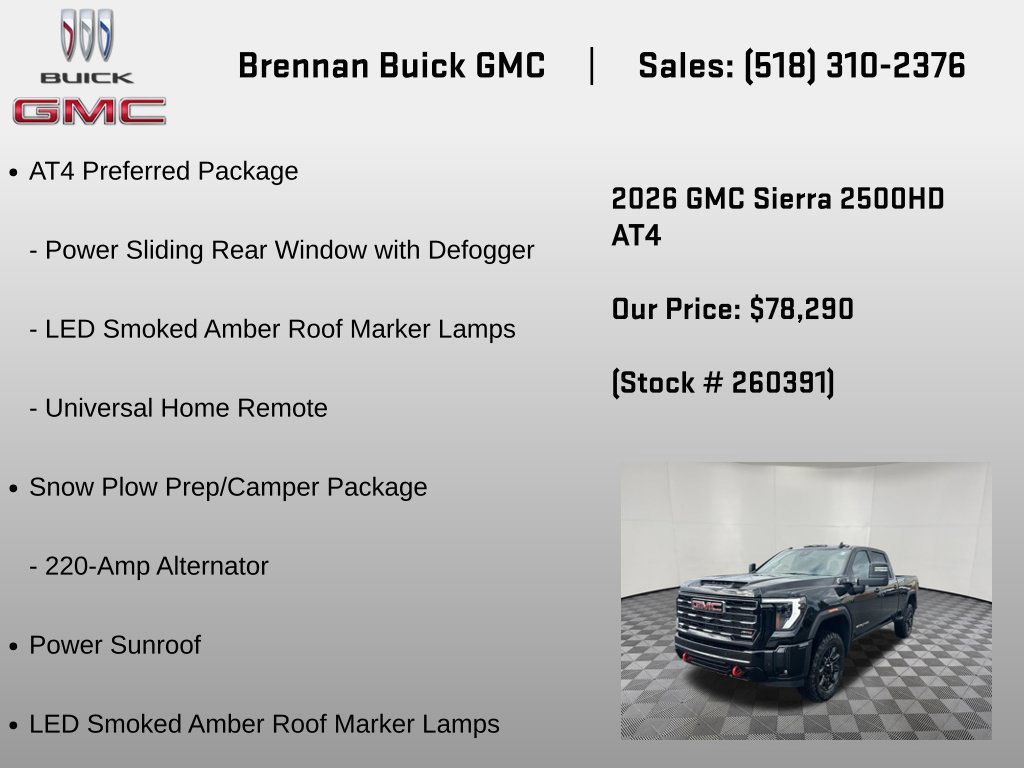 New 2026 GMC Sierra 2500 AT4 w/ AT4 Premium Plus Package AWD/4WD image 12