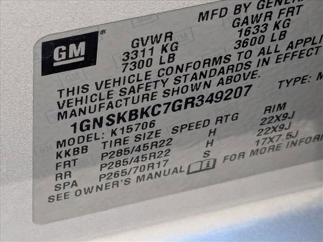 Used 2016 Chevrolet Tahoe LT w/ Max Trailering Package image 26