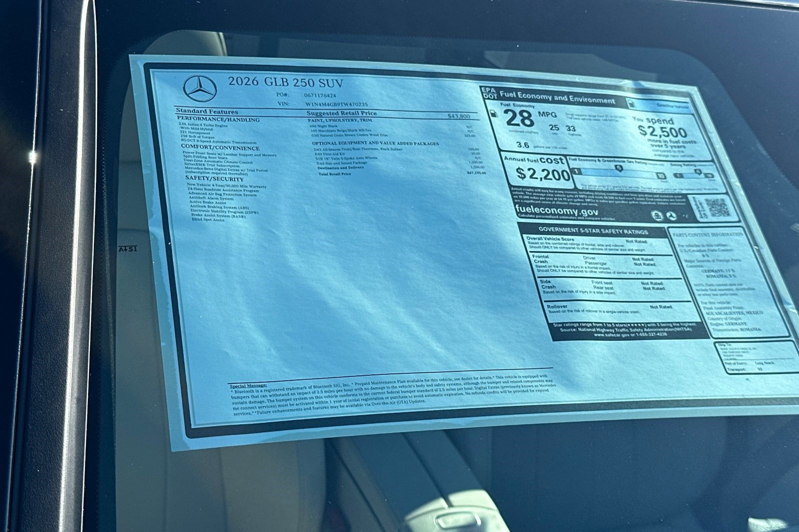 New 2026 Mercedes-Benz GLB 250 image 29