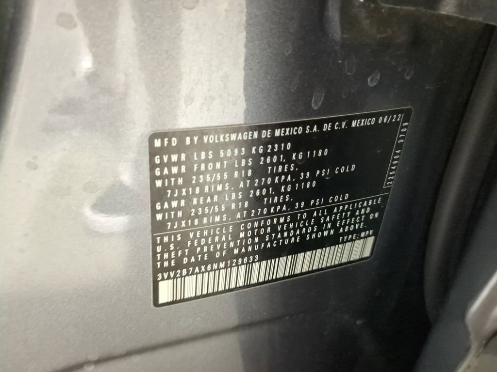 Used 2022 Volkswagen Tiguan SE AWD/4WD image 15