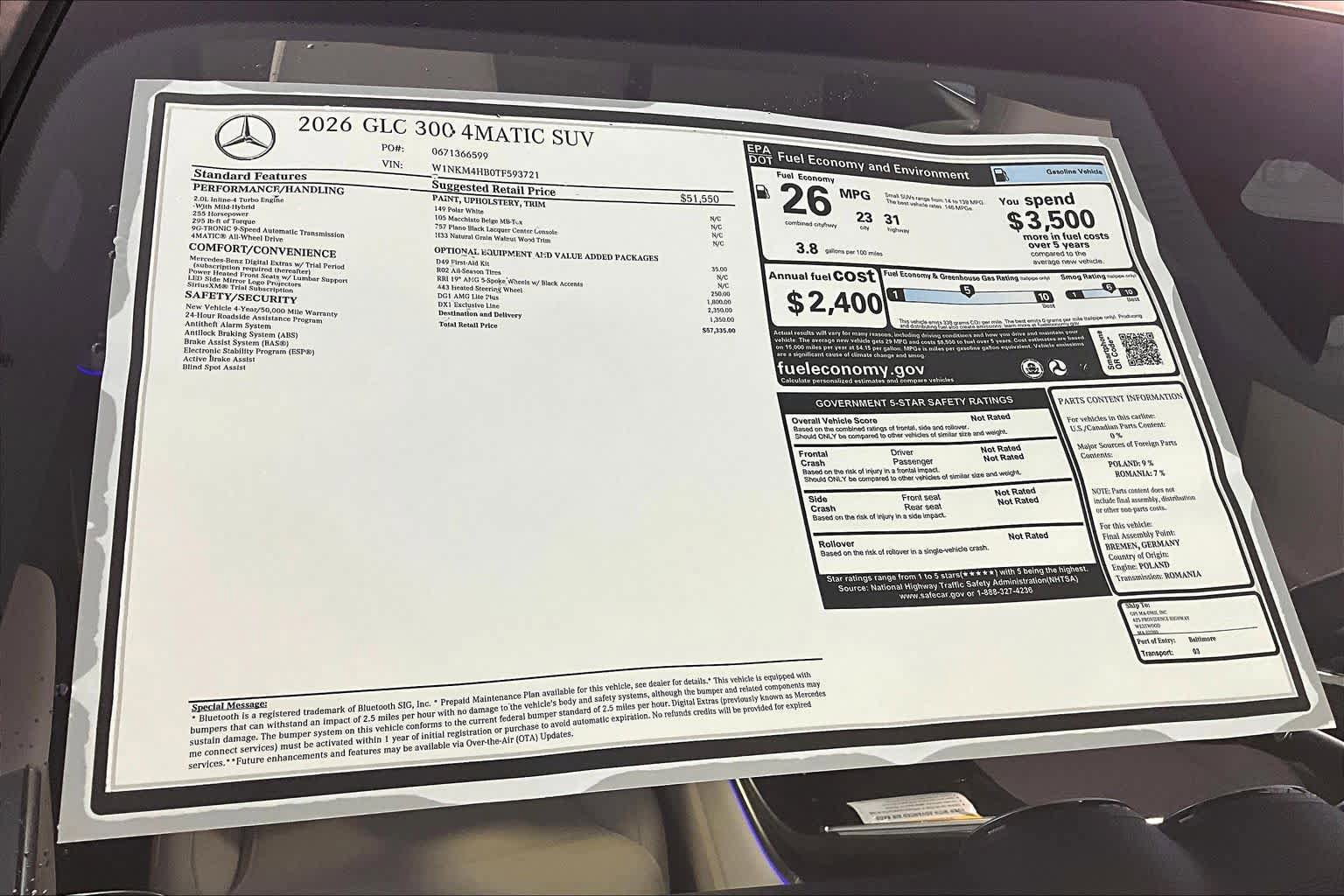 New 2026 Mercedes-Benz GLC 300 4MATIC image 18