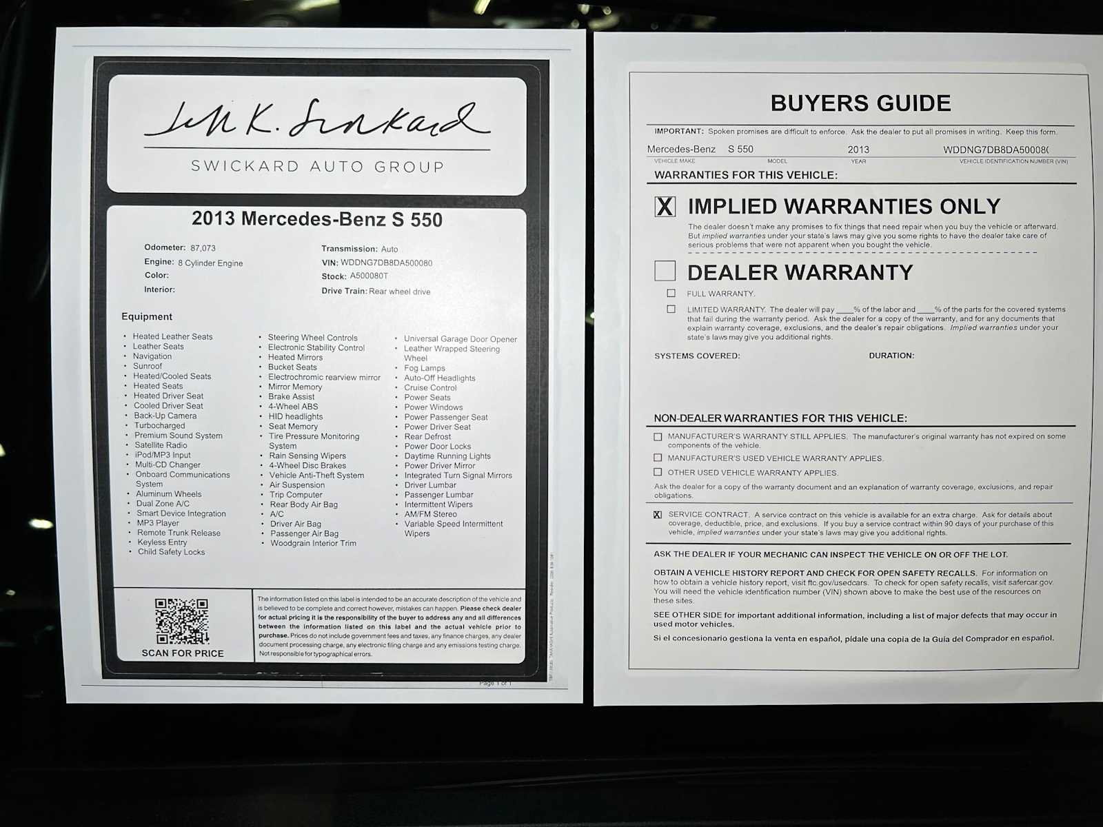Used 2013 Mercedes-Benz S 550 image 43