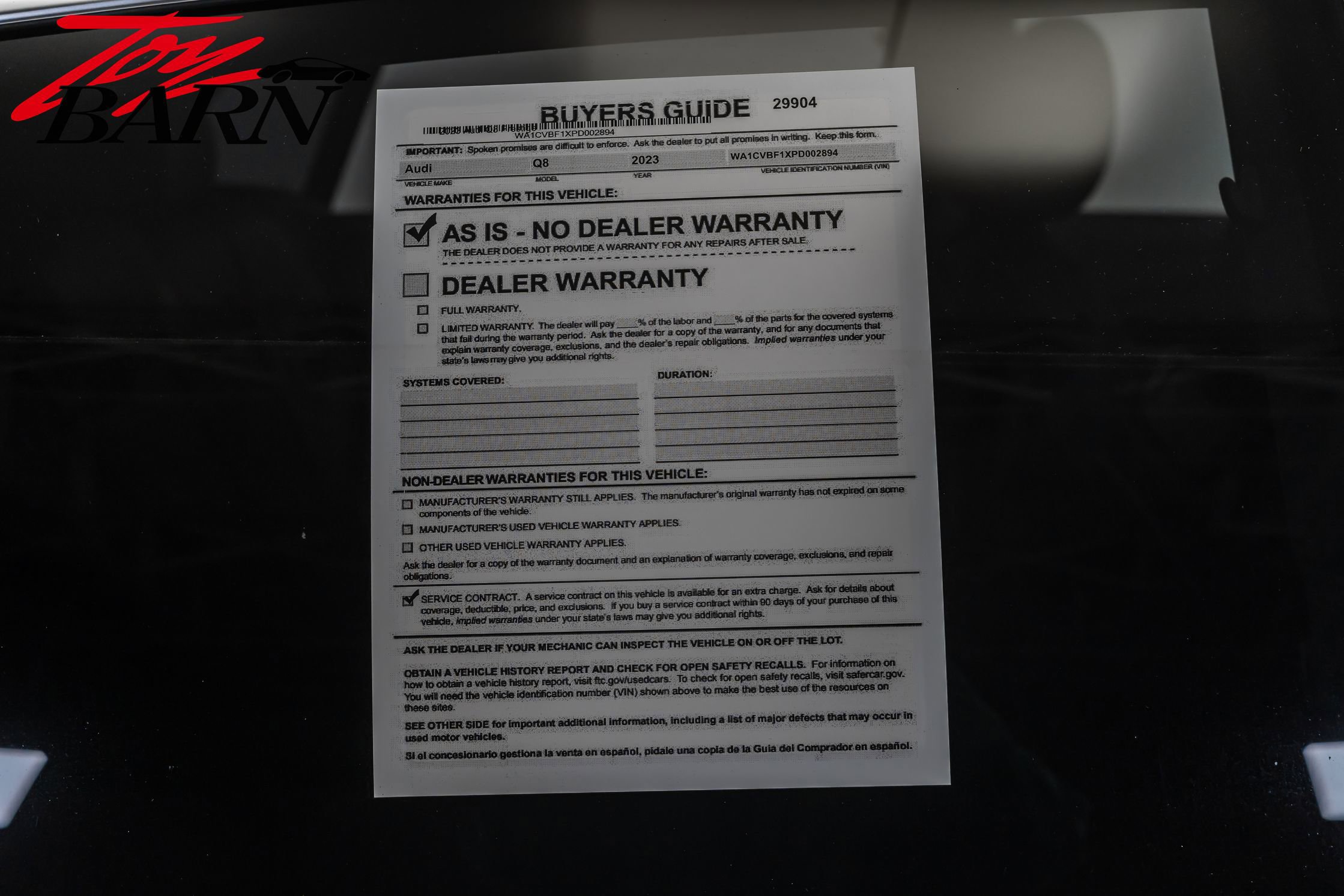 Used 2023 Audi Q8 Prestige image 49