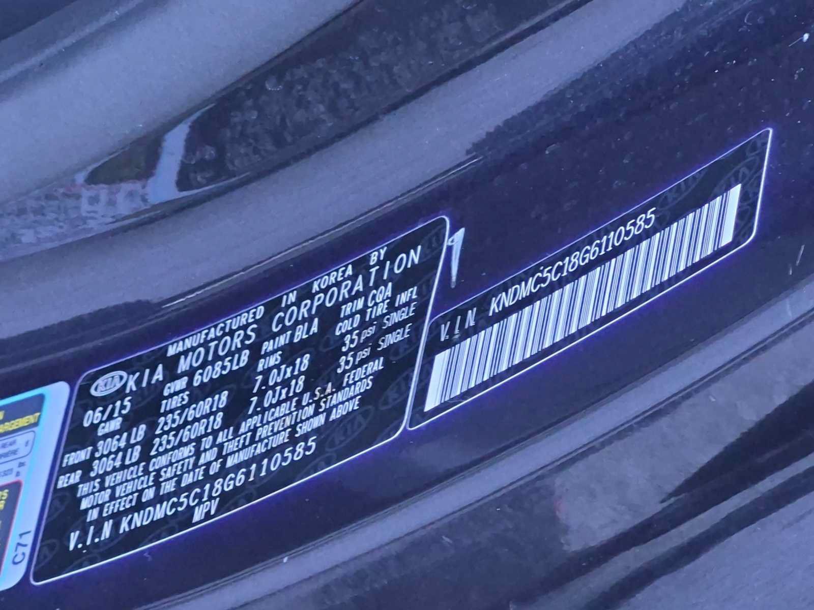 Used 2016 Kia Sedona SX FWD image 34