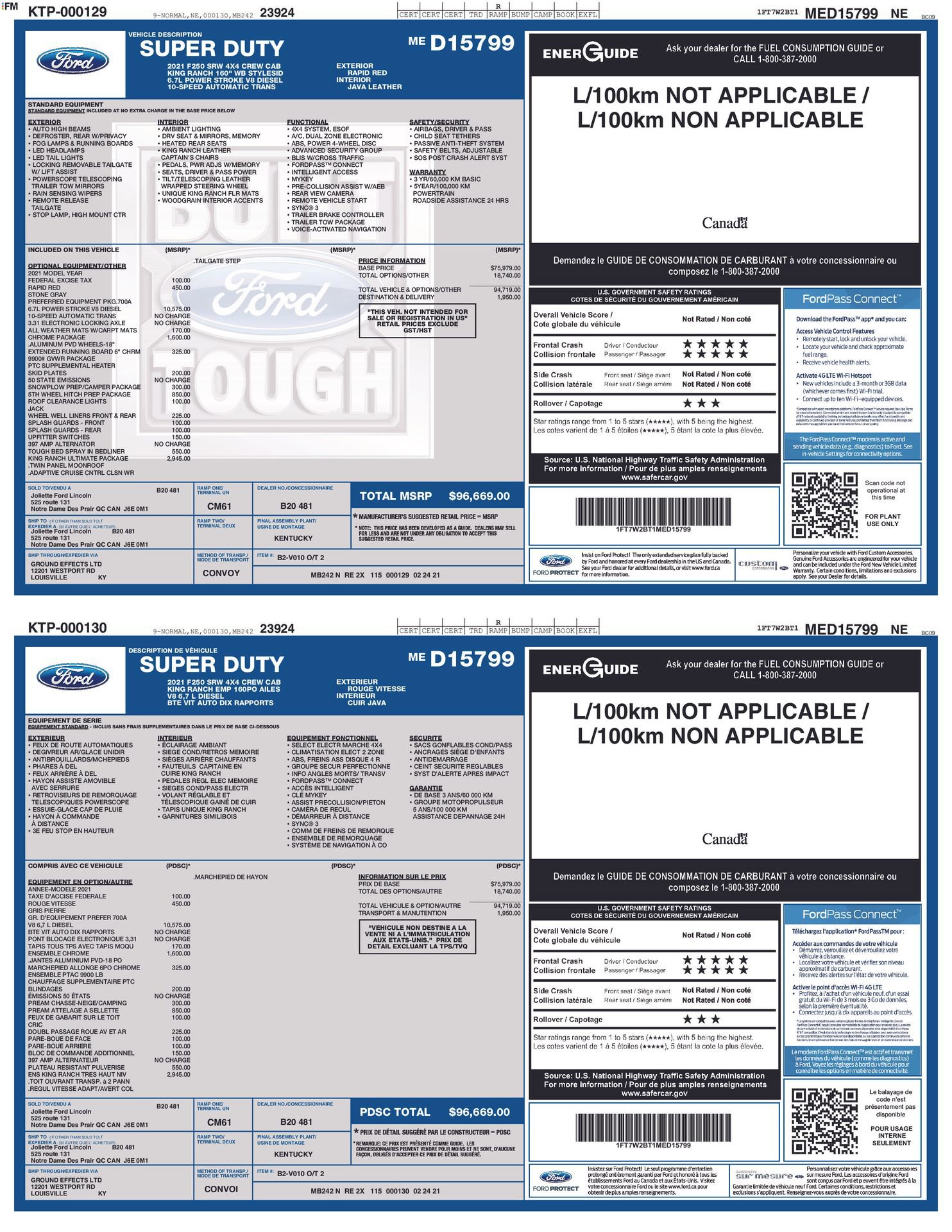 Used 2021 Ford F250 King Ranch w/ King Ranch Ultimate Package image 4