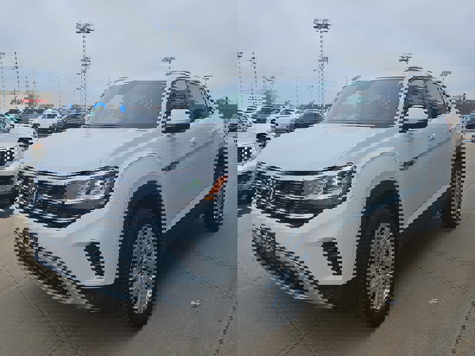 Used 2020 Volkswagen Atlas Cross Sport SE w/ Towing Package AWD/4WD image 2