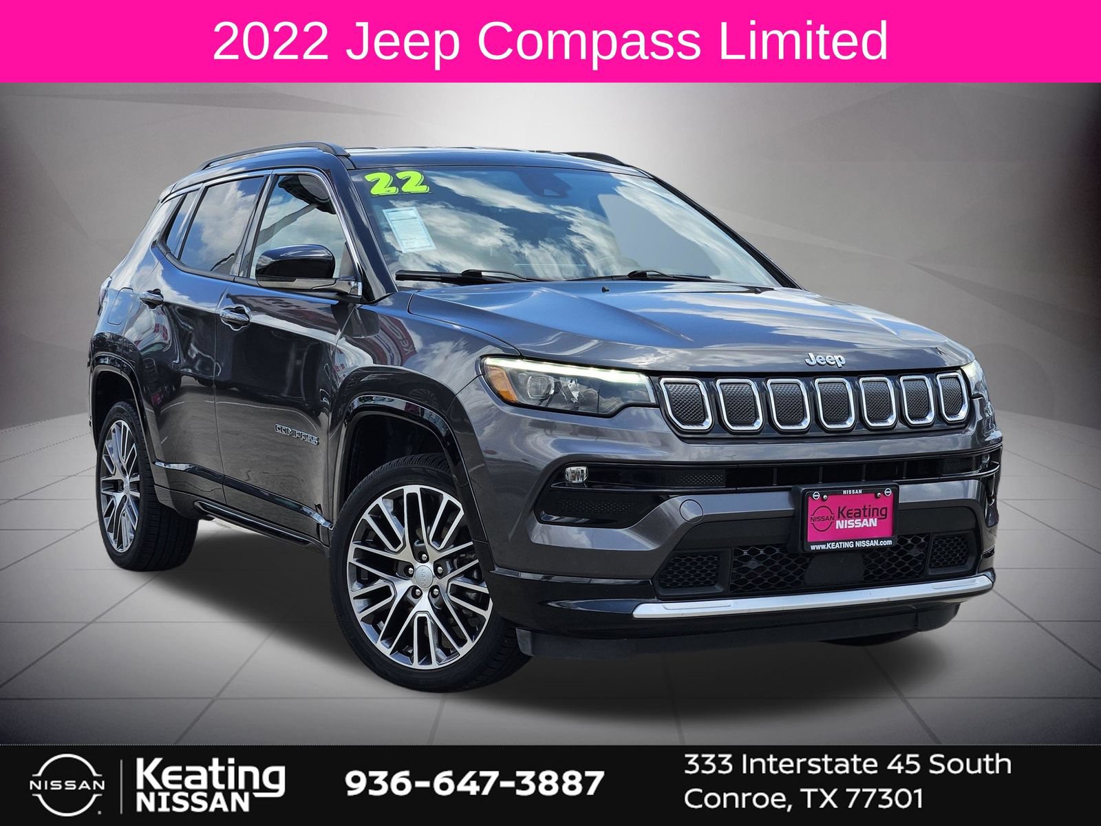 Used 2022 Jeep Compass Limited w/ Elite Group AWD/4WD image 1