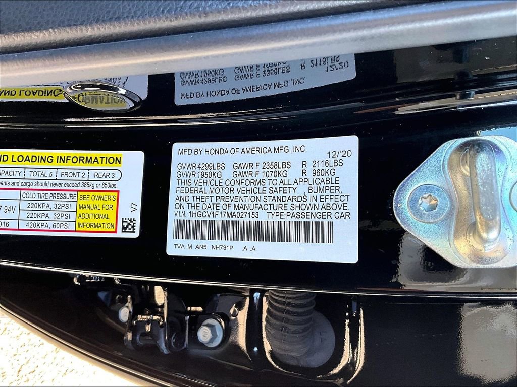 Used 2021 Honda Accord LX image 27