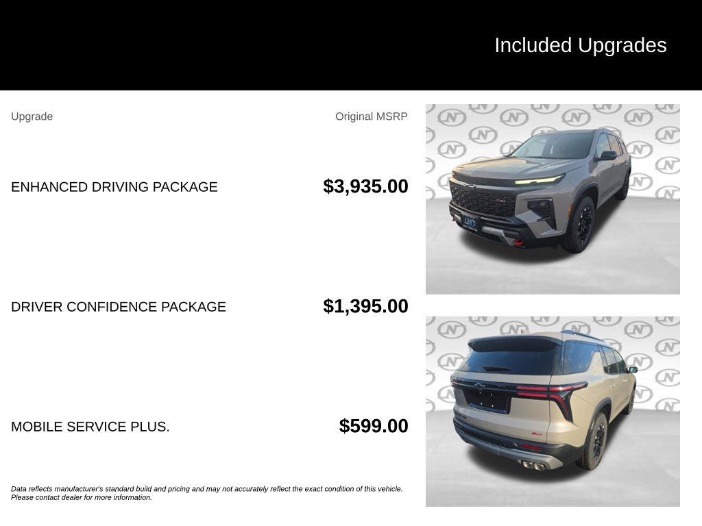 New 2027 Chevrolet Traverse Z71 w/ Enhanced Driving Package AWD/4WD image 3