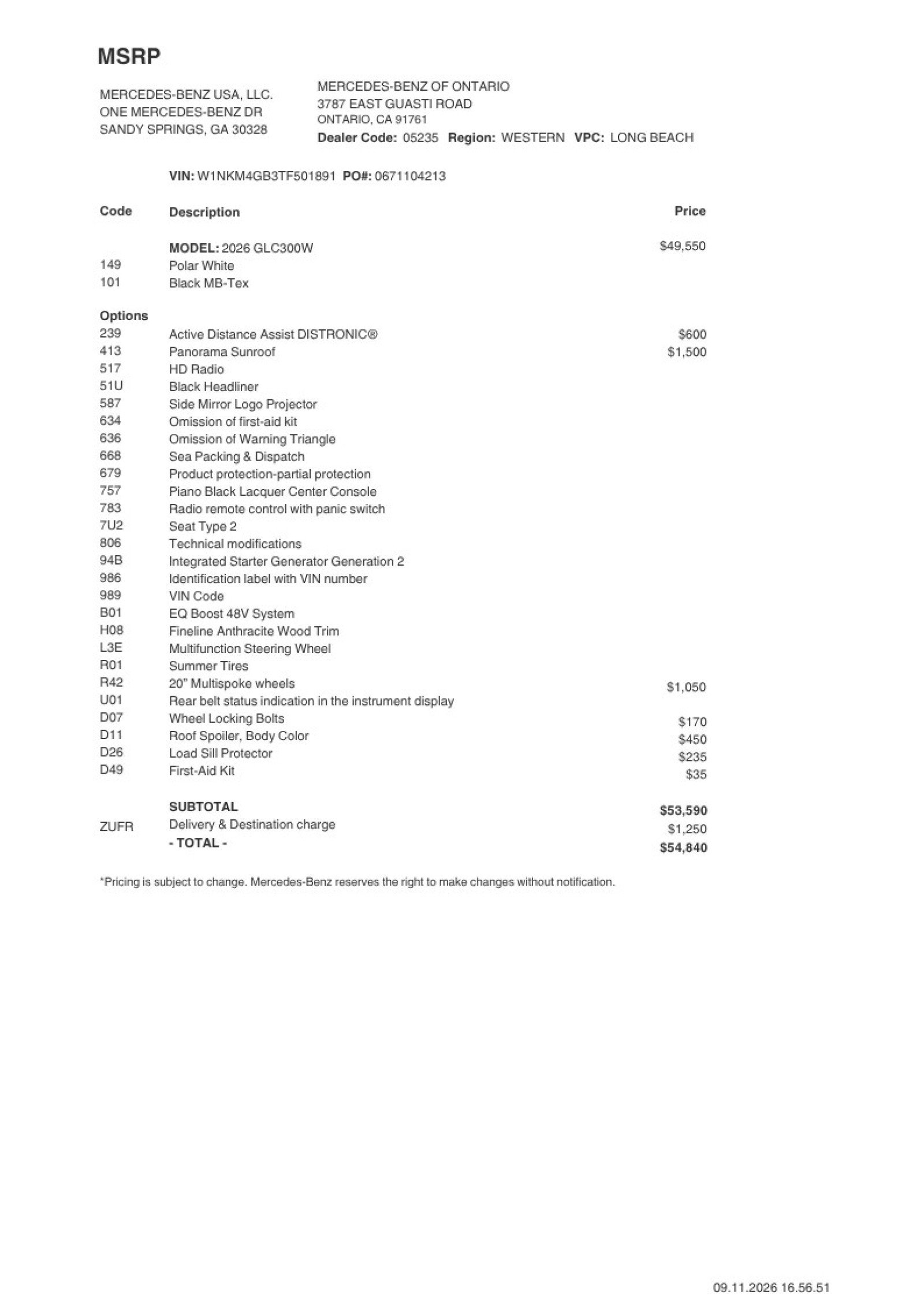 Certified 2026 Mercedes-Benz GLC 300 image 2