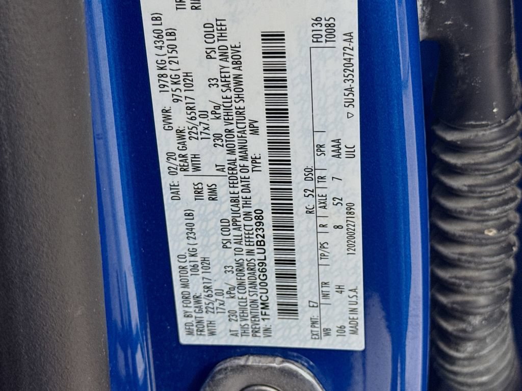 Used 2020 Ford Escape SE FWD image 42