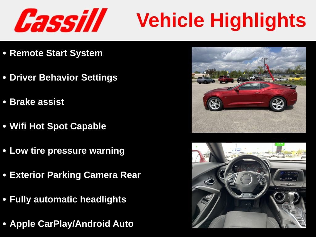 Used 2019 Chevrolet Camaro LT RWD image 7