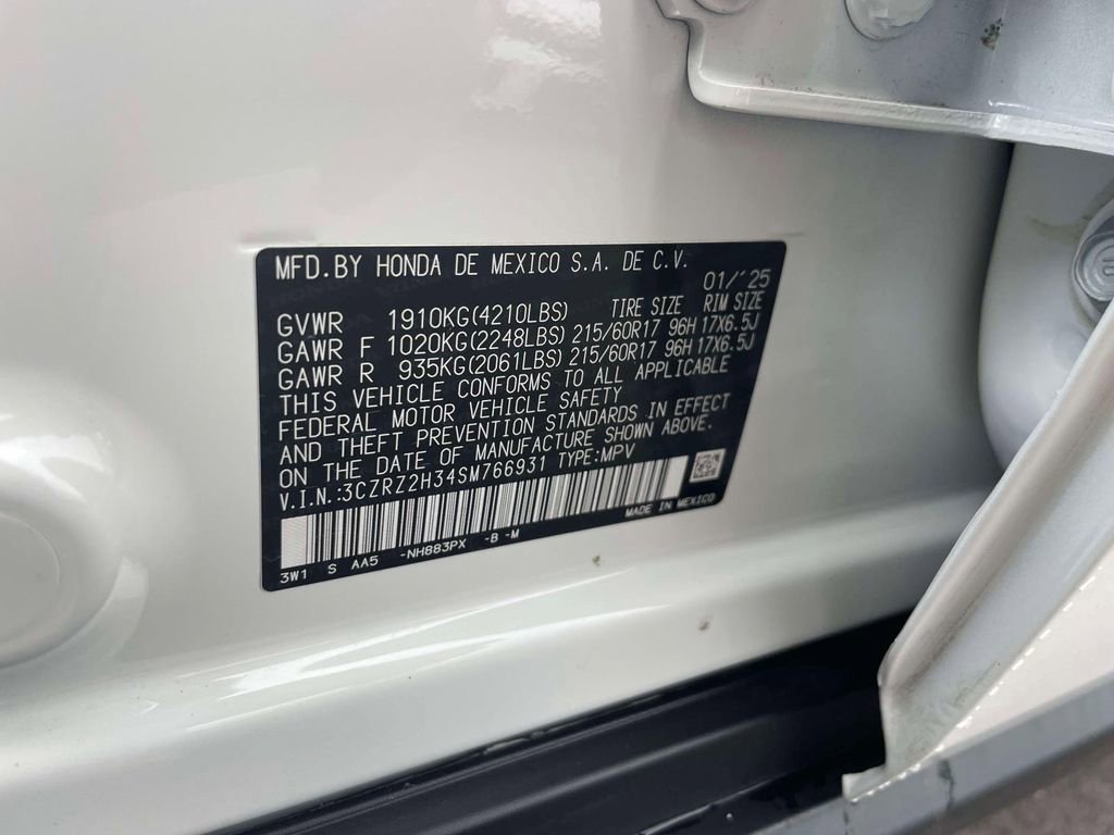 Certified 2025 Honda HR-V LX image 16