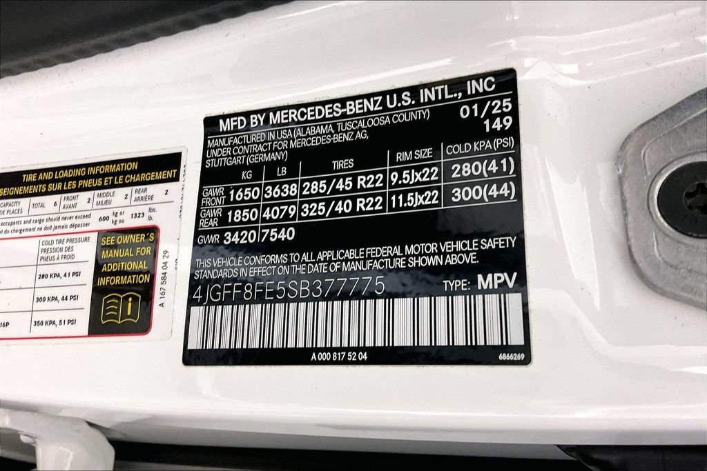 Certified 2025 Mercedes-Benz GLS 580 4MATIC image 25