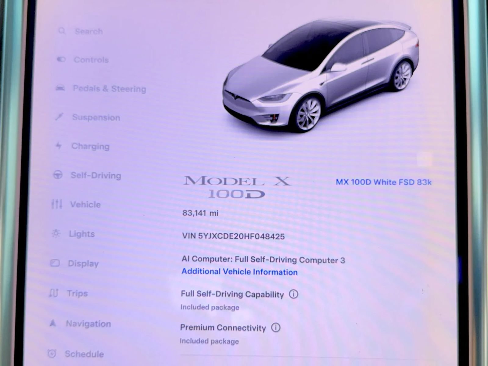 Used 2017 Tesla Model X 100D AWD/4WD image 16