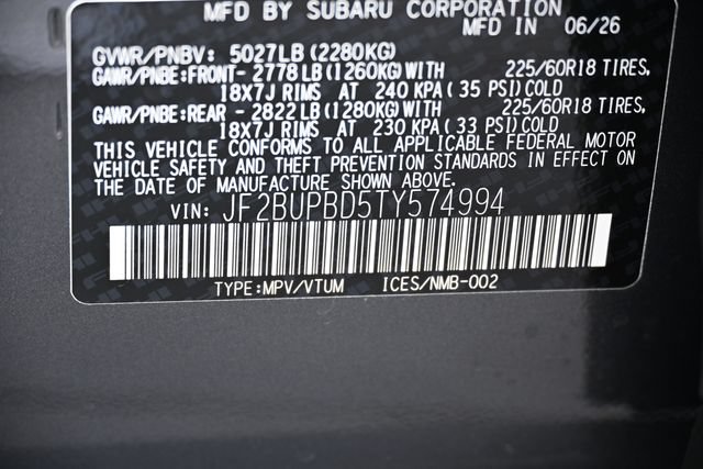 New 2026 Subaru Outback Premium AWD/4WD image 20