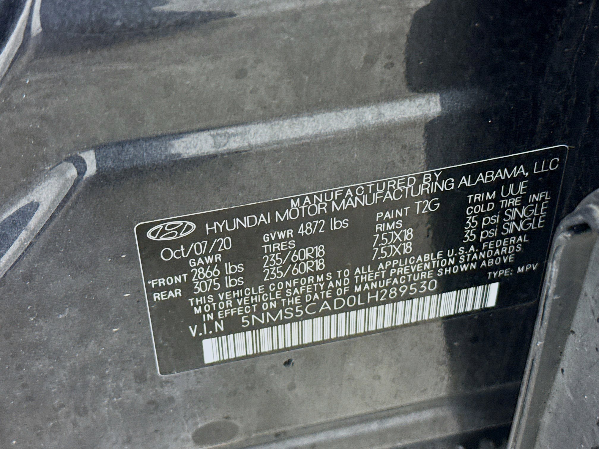 Used 2020 Hyundai Santa Fe Limited image 32