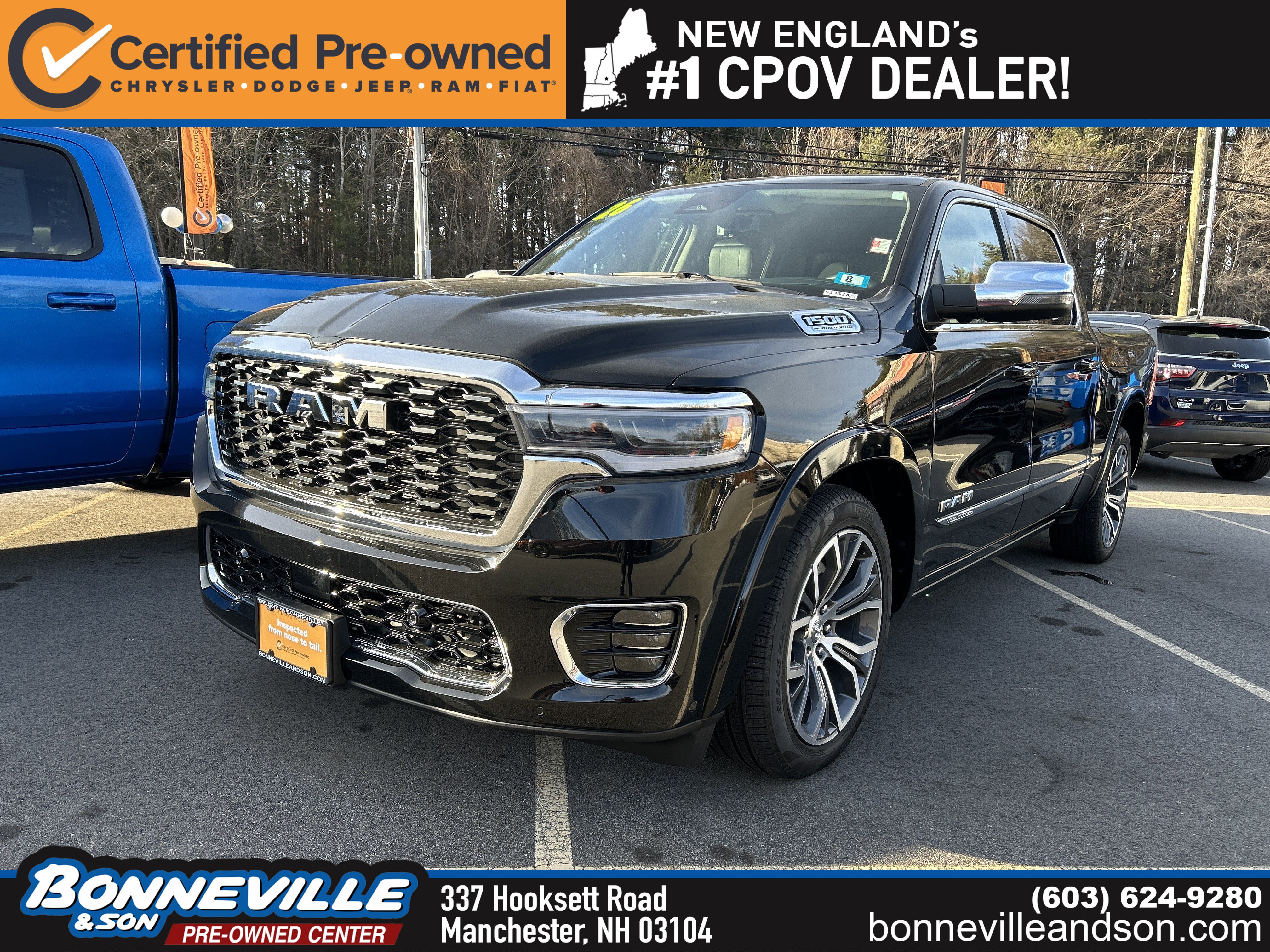 Certified 2026 RAM 1500 Tungsten w/ Trailer Tow Group