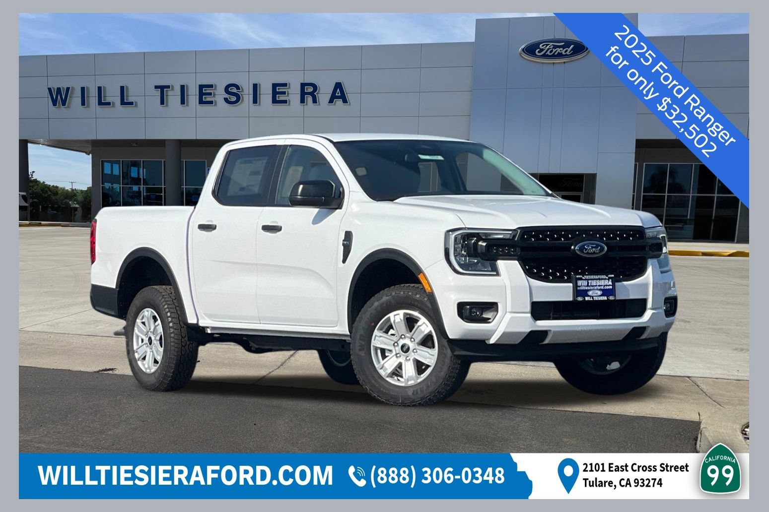 New 2025 Ford Ranger XL w/ Trailer Tow Package RWD image 1