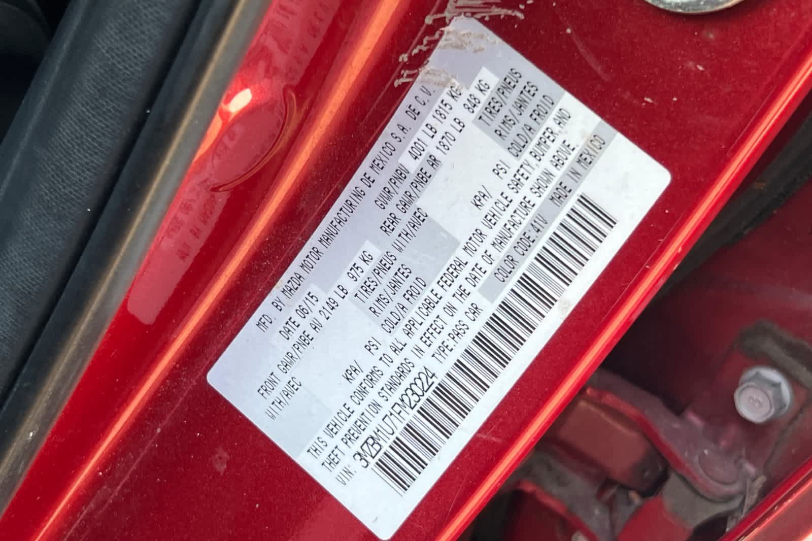 Used 2015 MAZDA MAZDA3 i Sport FWD image 26