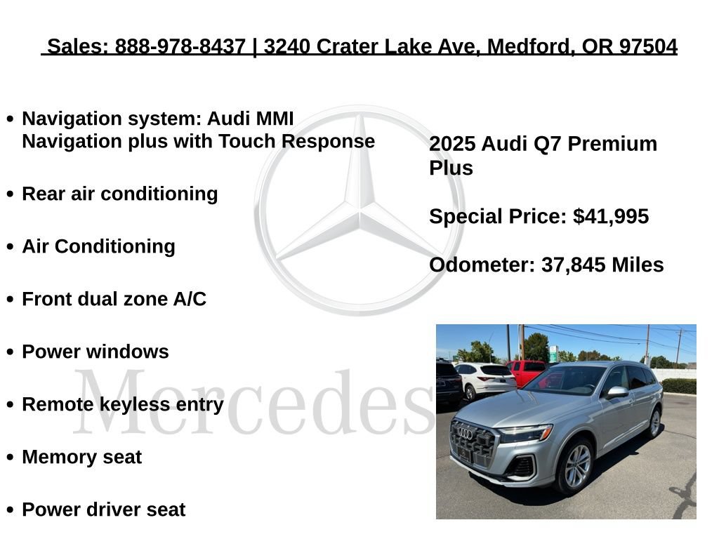 Used 2025 Audi Q7 3.0T Premium Plus AWD/4WD image 6