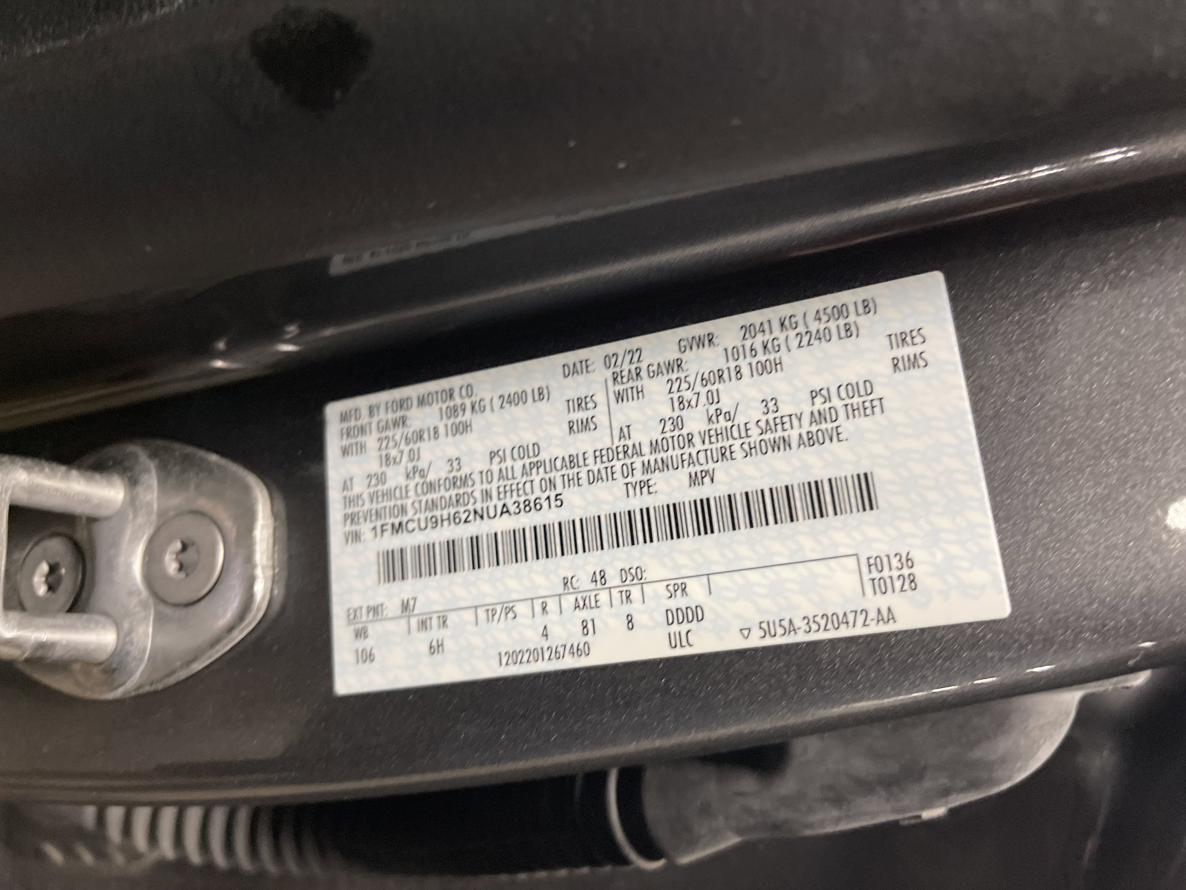 Used 2022 Ford Escape SEL image 26