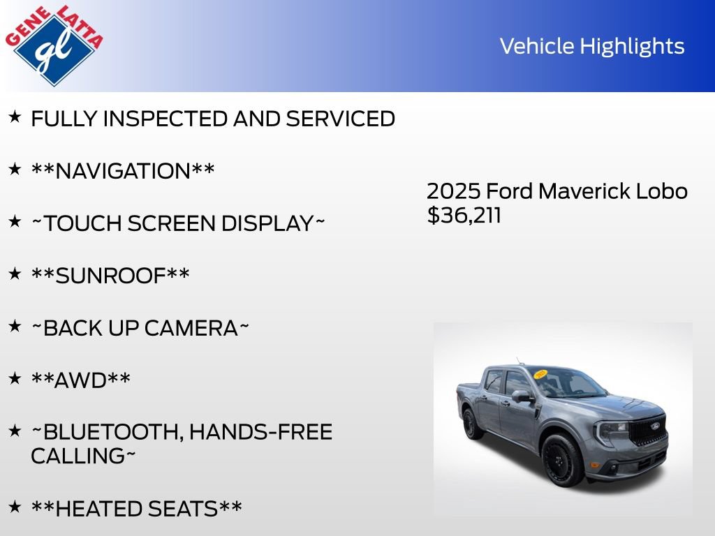 Used 2025 Ford Maverick Lobo AWD/4WD image 34