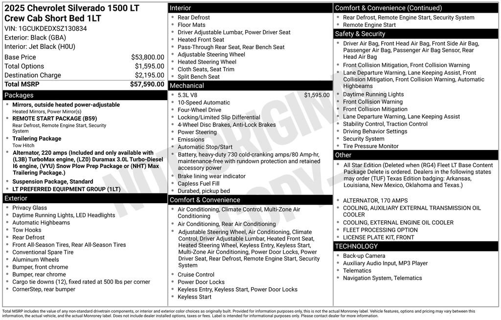 Used 2025 Chevrolet Silverado 1500 LT image 56