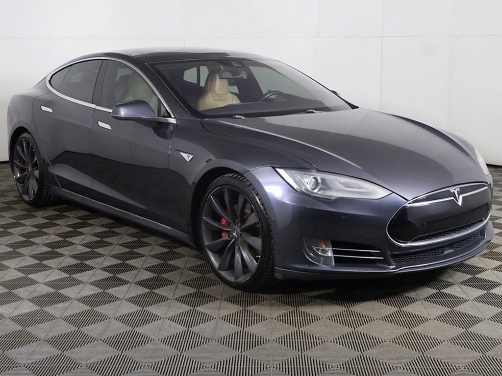 Used 2015 Tesla Model S P85D AWD/4WD image 2