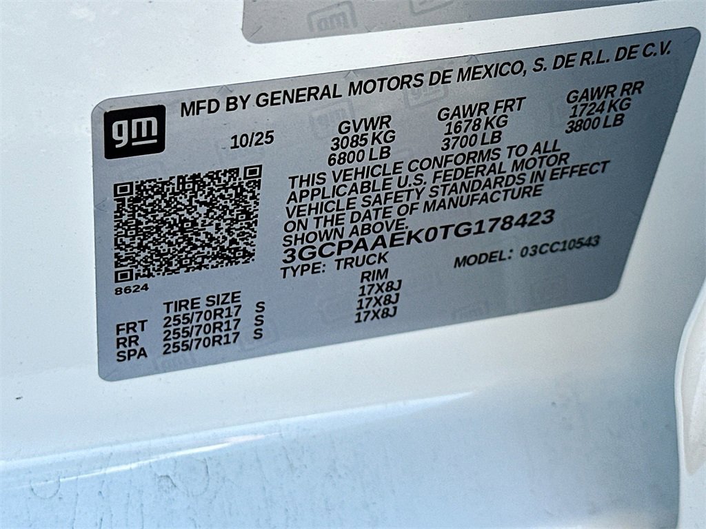 New 2026 Chevrolet Silverado 1500 W/T w/ WT Value Package image 20