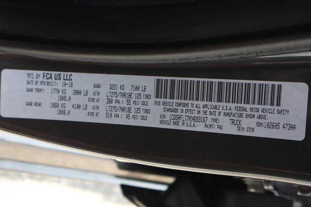 Used 2019 RAM 1500 Rebel w/ Rebel Level 2 Equipment Group AWD/4WD image 54